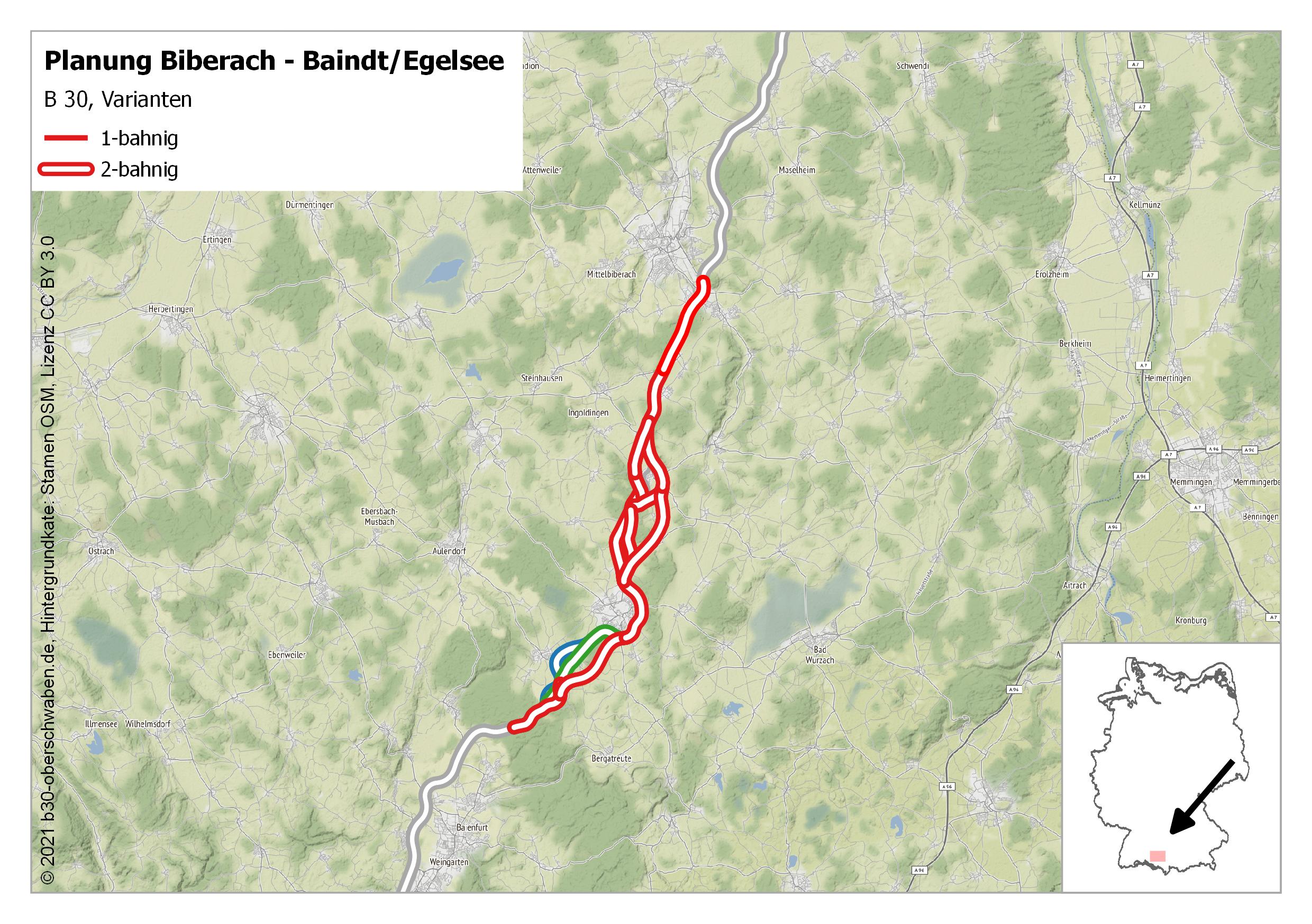 Planung Biberach - Baindt/Egelsee Planung Biberach - Baindt/Egelsee