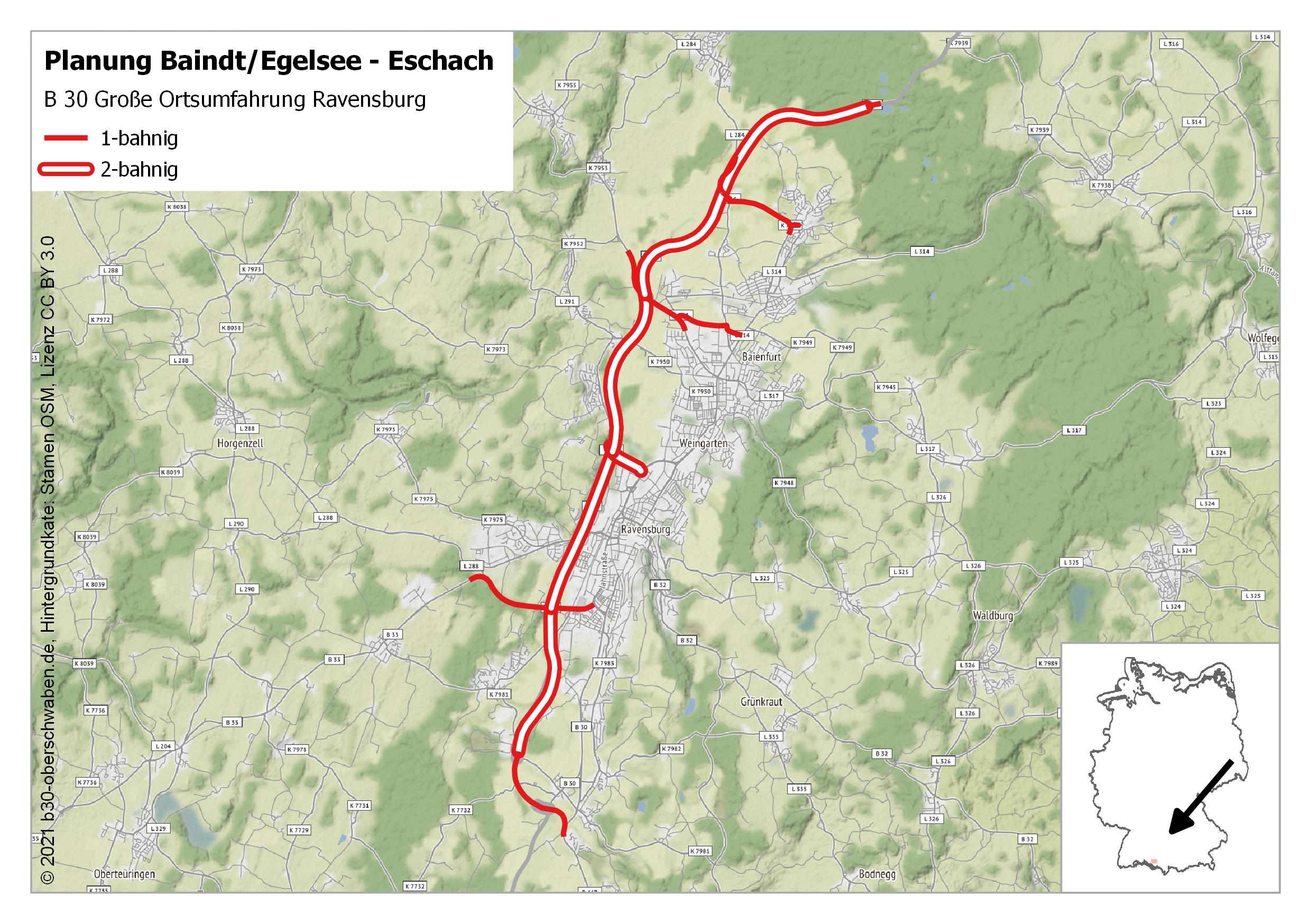 Planung Baindt/Egelsee - Eschach Planung Baindt/Egelsee - Eschach
