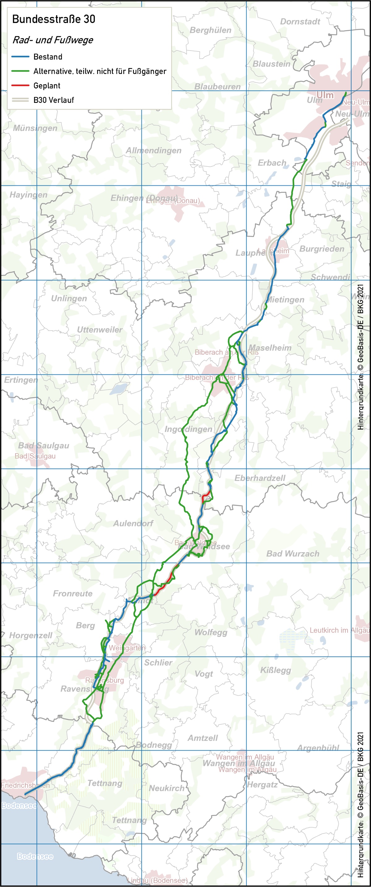 Rad- und Fußwege Rad- und Fußwege